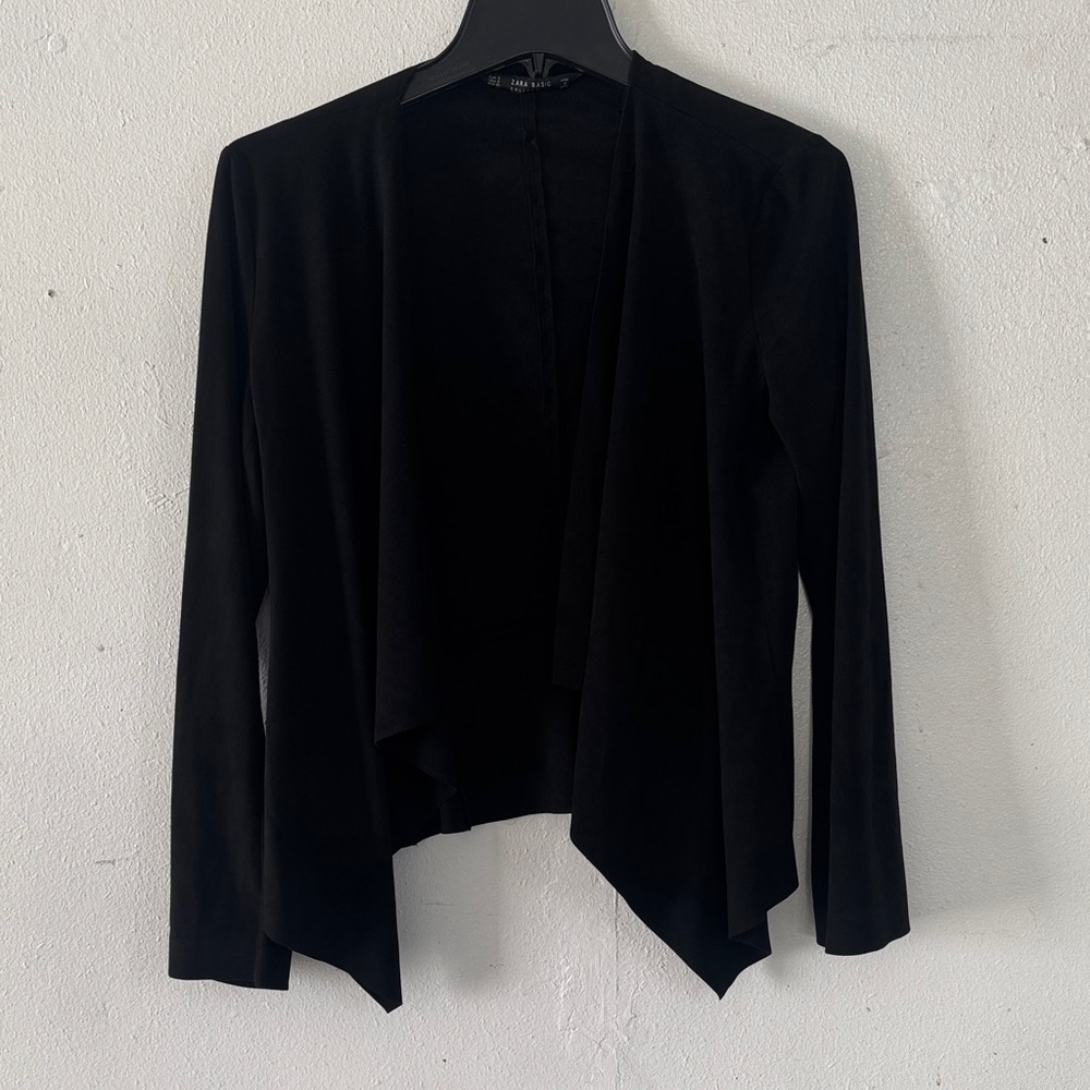 Zara Basic Black Cardigan